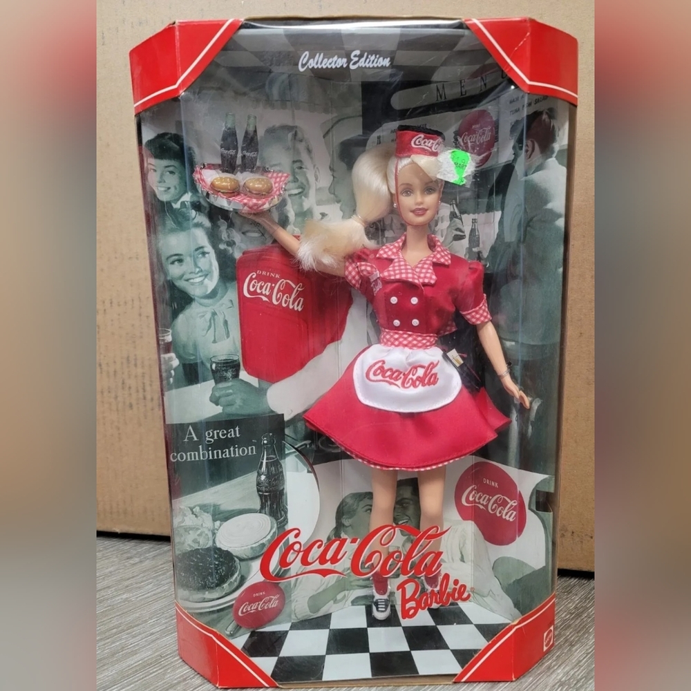 Vintage 1998 Coca-cola Car Hop Barbie 22831 Special Edition
